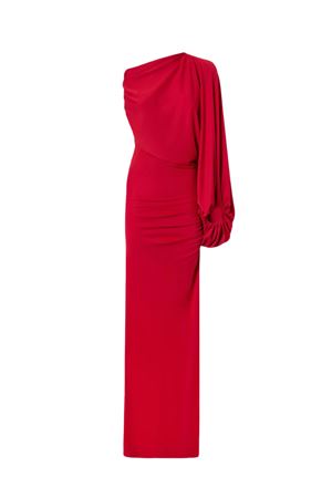 One shoulder maxi dress scarlet THE ANDAMANE | T190123ATJP073SCARLET